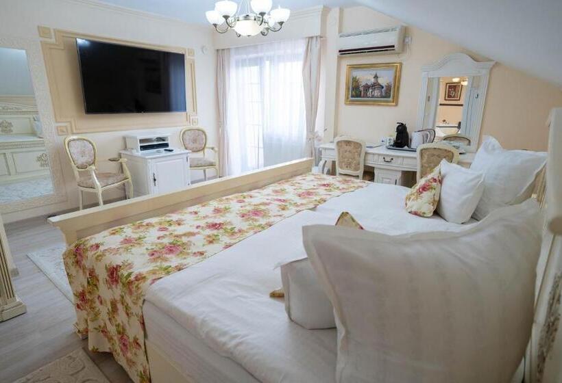 חדר דחוקס עם מיטת קינג, Villa Alice