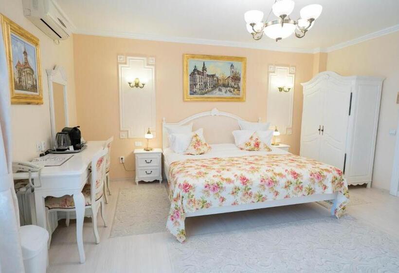 חדר דחוקס עם מיטת קינג, Villa Alice