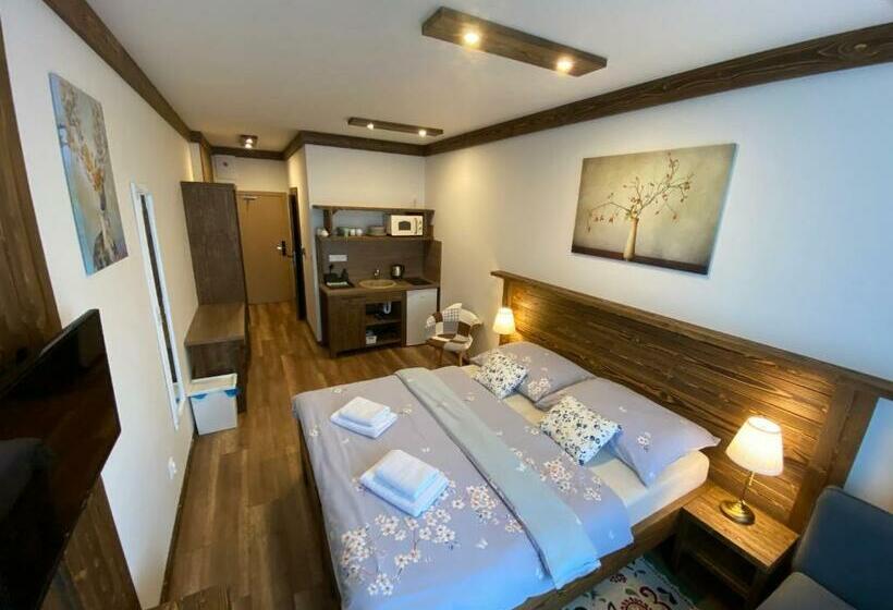 침실 1개 아파트, Apartmány Veternica V Bernarde