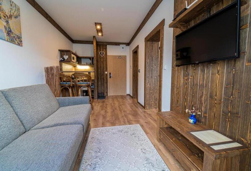 침실 1개 아파트, Apartmány Veternica V Bernarde