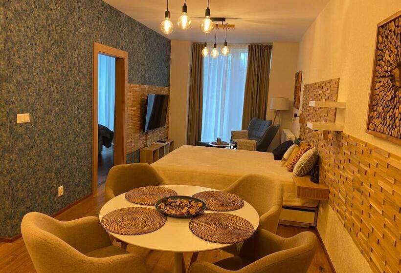 침실 1개 디럭스 아파트, Apartmány Veternica V Bernarde