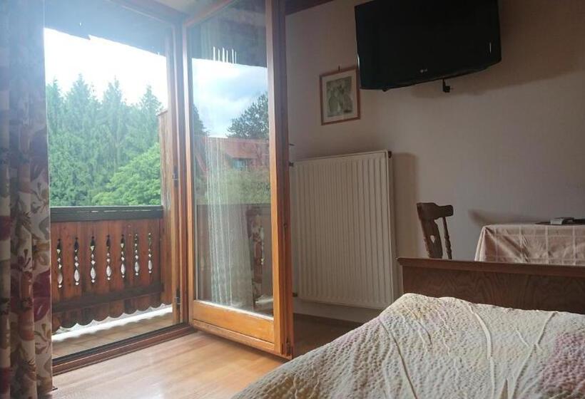 غرفة قياسية فردية مزودة بشُرفة, Gästehaus Der Gamser Winzerstube