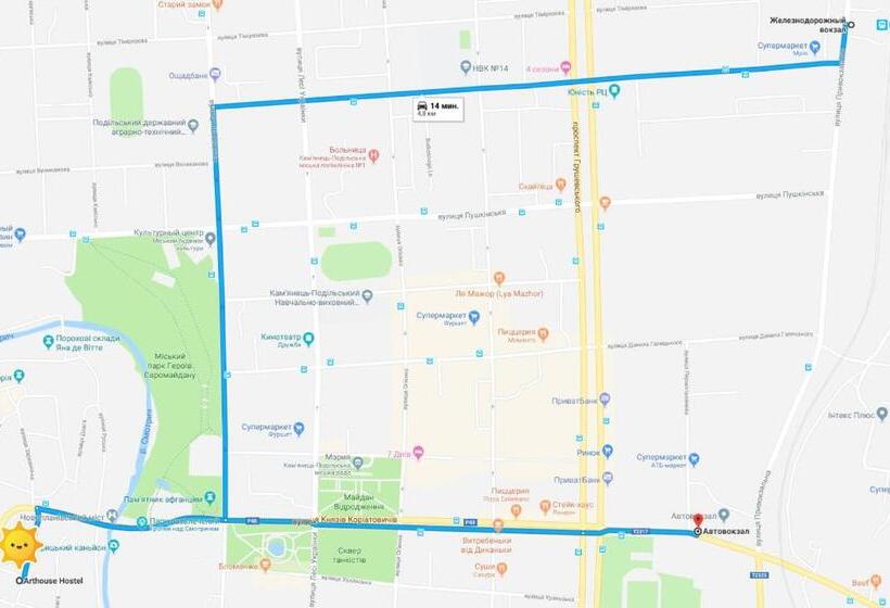 اتاق چهار تخته با دستشویی مشترک, Art House Hostel