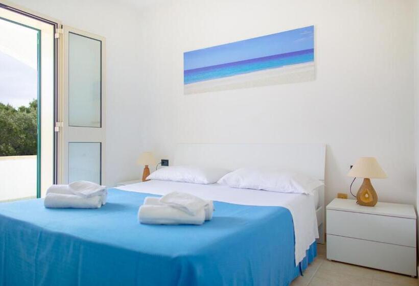 דירת חדר עם טרסה, Spiaggia Bianca Apartments