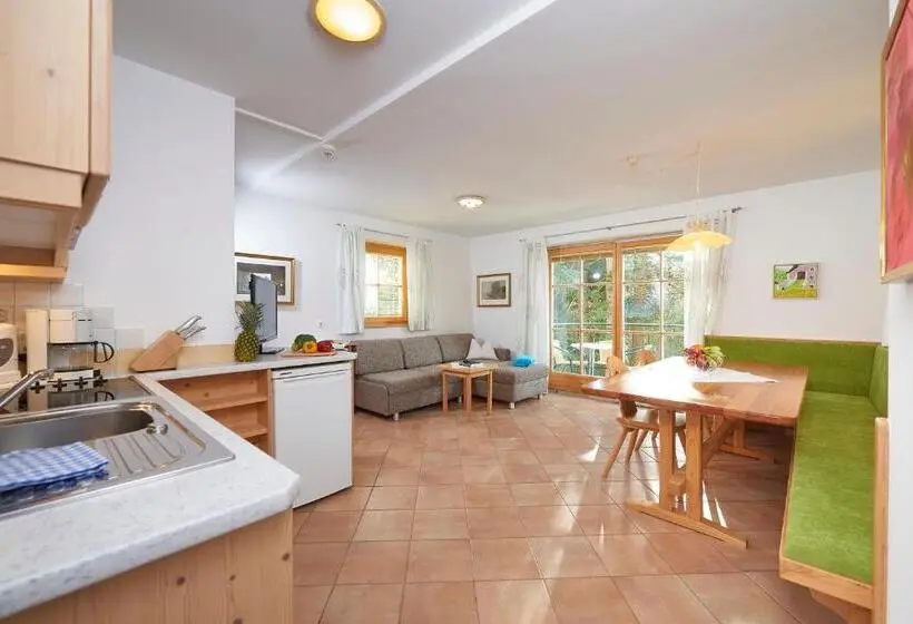 テラス付き１ベッドルームアパートメント, Appartement Hotel Sonneck