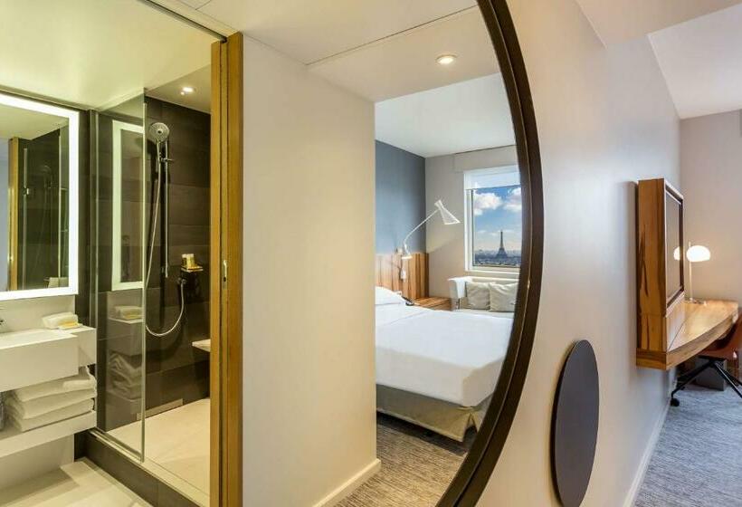 اتاق دلوکس با تخت کینگ و چشم‌انداز, Hyatt Regency Paris Etoile