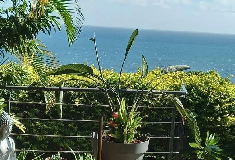 سوییت با چشم‌انداز استخر, Suite Indigo Jacuzzi Prive Piscine Vue Mer Acces Cuisine Laverie