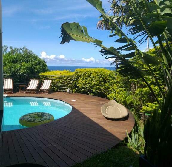 سوییت با چشمانداز استخر, Suite Indigo Jacuzzi Prive Piscine Vue Mer Acces Cuisine Laverie