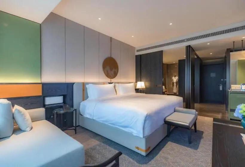 キングサイズベッドのデラックスルーム, Intercontinental Xi An North, An Ihg