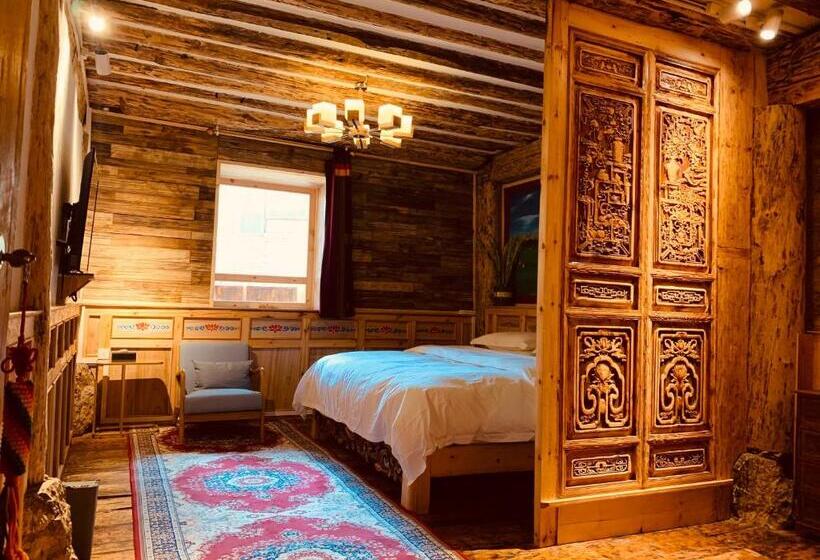 バス共有のスタンダードルーム, Shangri La Xiangye Listen To The Rain