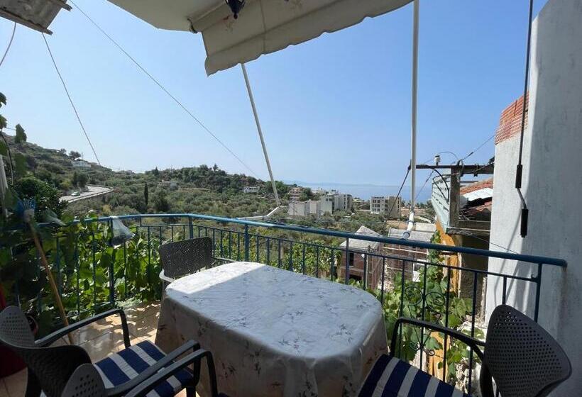 חדר משפחתי נוף לים, Vila Hiso