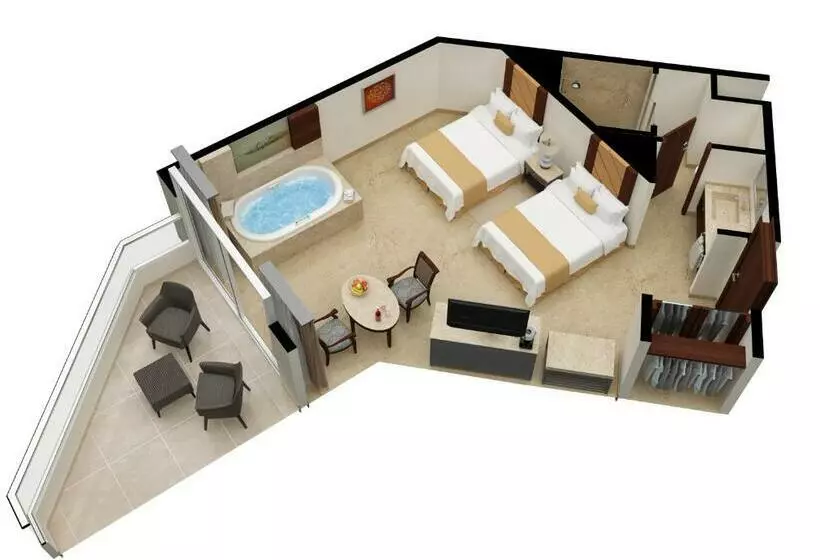 ガーデンビュースーペリアールーム, Moon Palace Cancun  All Inclusive