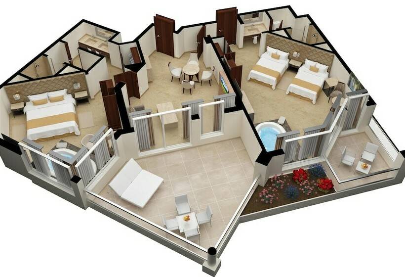 جناح غرفتين نوم, Moon Palace Cancun  All Inclusive