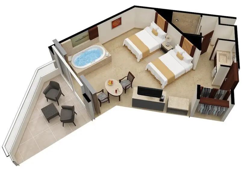 ガーデンビュースーペリアールーム, Moon Palace Cancun  All Inclusive