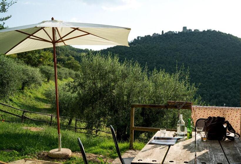 带1个卧室带花园景观的公寓, Agriturismo La Fonte