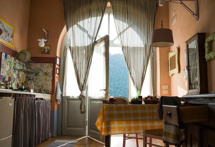 带1个卧室带花园景观的公寓, Agriturismo La Fonte