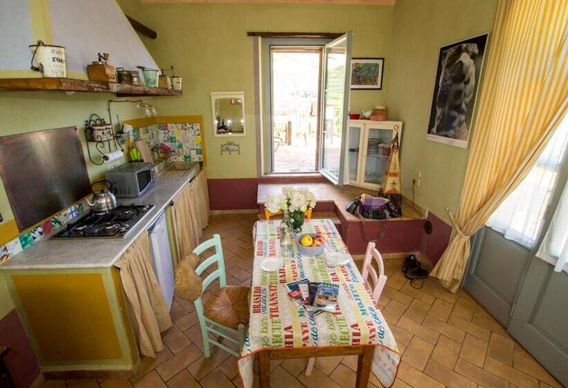 带1个卧室的带阳台的公寓, Agriturismo La Fonte