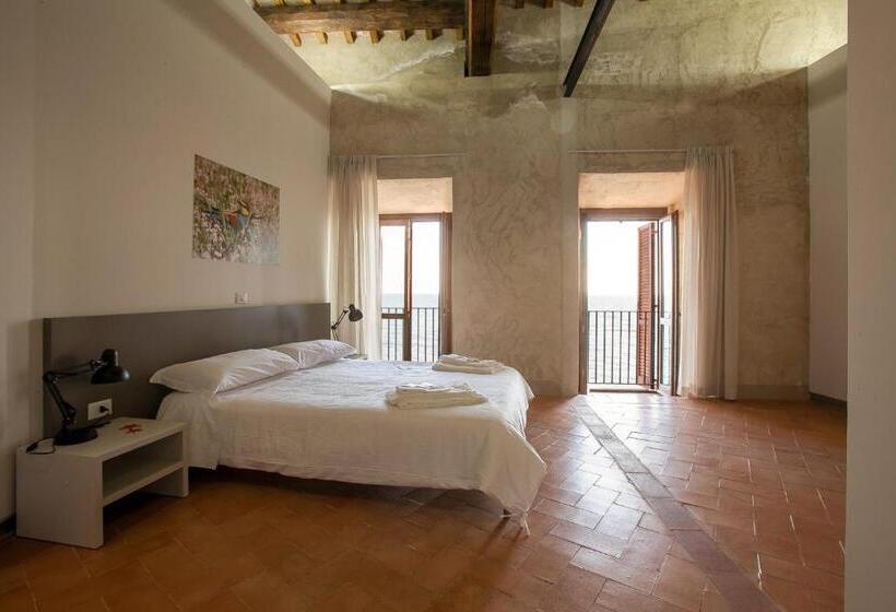 חדר סטנדרט לארבעה נוף לים, Ostello Del Castello Di Santa Severa