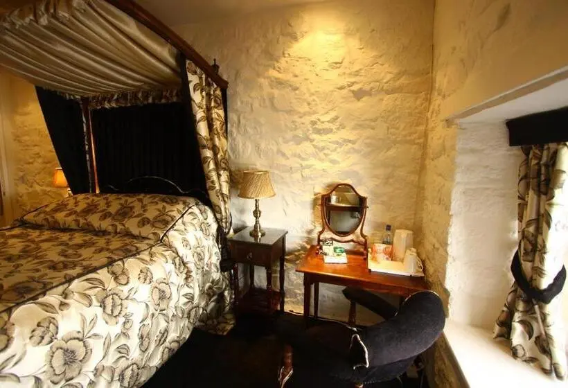 キングサイズベッドのスタンダードルーム, The Oxenham Arms Hotel Devon