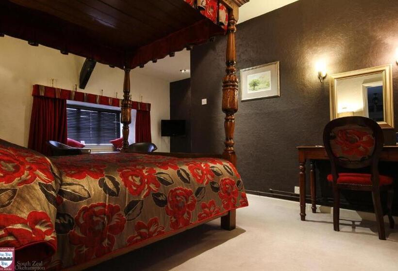 景色の見えるデラックスルーム, The Oxenham Arms Hotel Devon