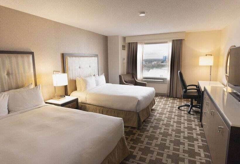 ２ダブルベッドのスタンダードルーム, Hilton Niagara Falls/fallsview Hotel & Suites