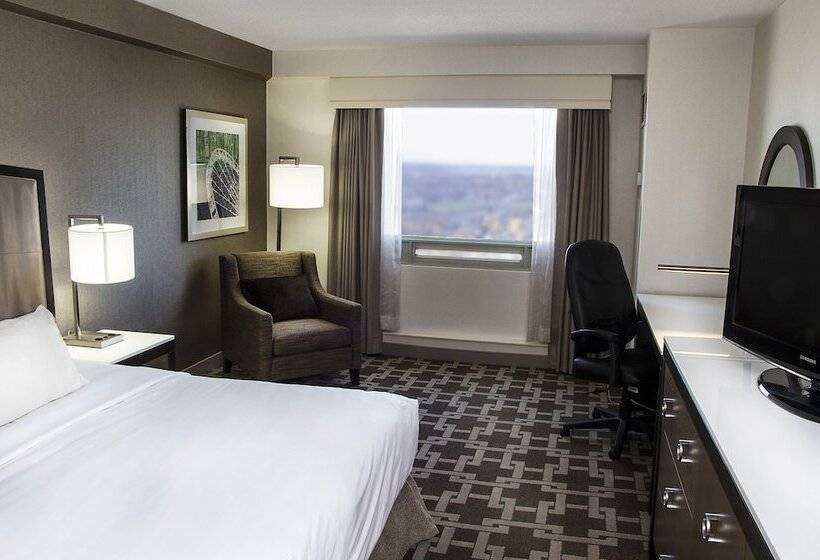 带双人床的基本房间, Hilton Niagara Falls/fallsview Hotel & Suites