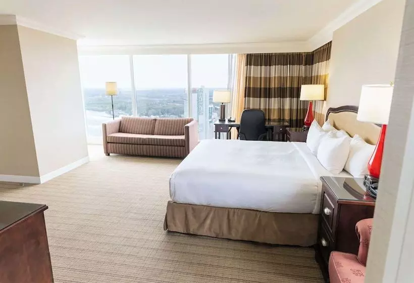 اتاق استاندارد با تخت دوبل و چشم‌انداز, Hilton Niagara Falls/fallsview Hotel & Suites