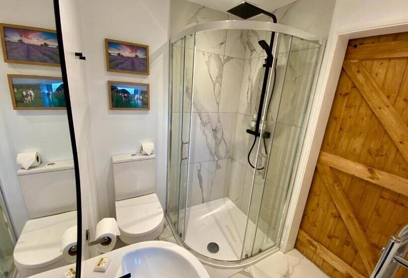 キングサイズベッドのデラックスルーム, The Lion At West Pennard