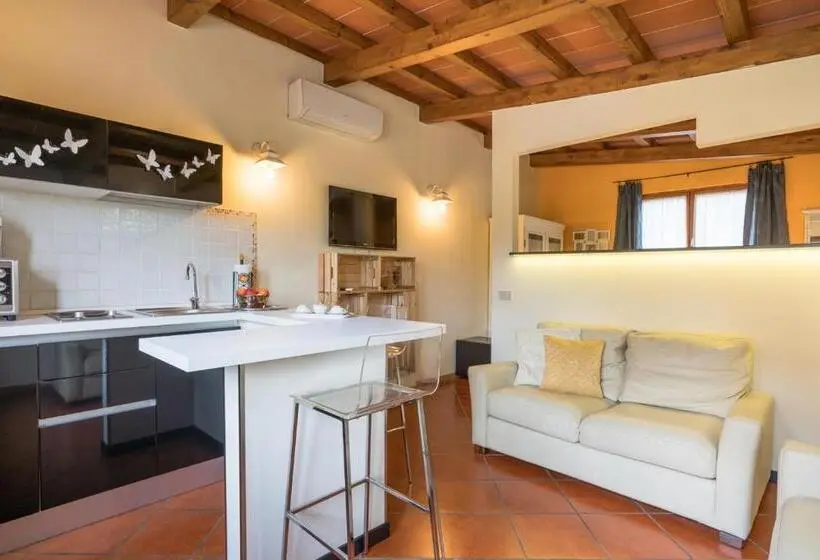 １ベッドルームアパートメント, Podere Rosso Baccarà   Bed & Breakfast
