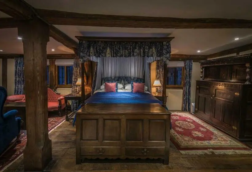 キングサイズベッドのスタンダードルーム, Long Crendon Manor B&b