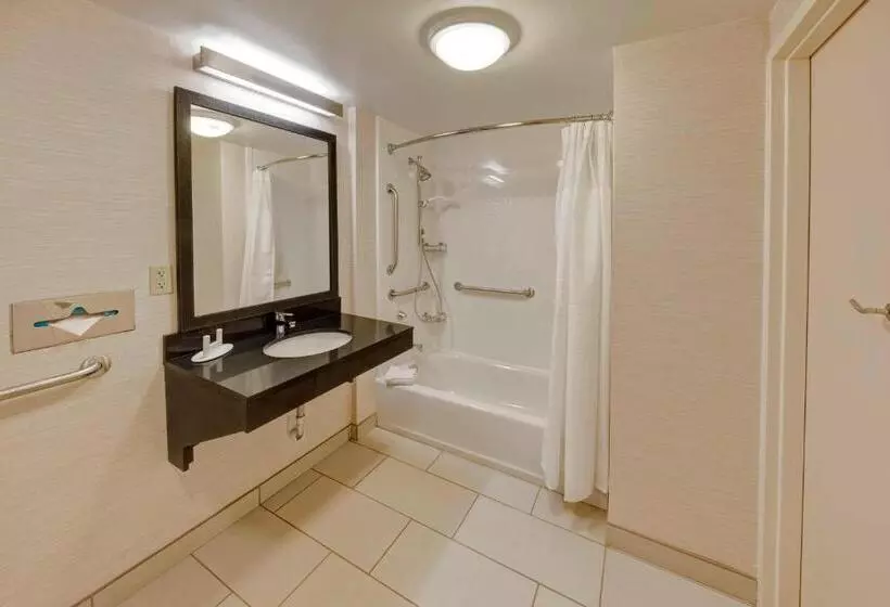 キングサイズベッドのスタンダードルーム, Fairfield Inn And Suites By Marriott Orlando Near Universal Orlando