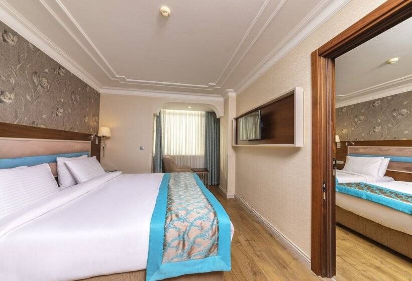 غرفة عائلية, Grand Yavuz Hotel Sultanahmet