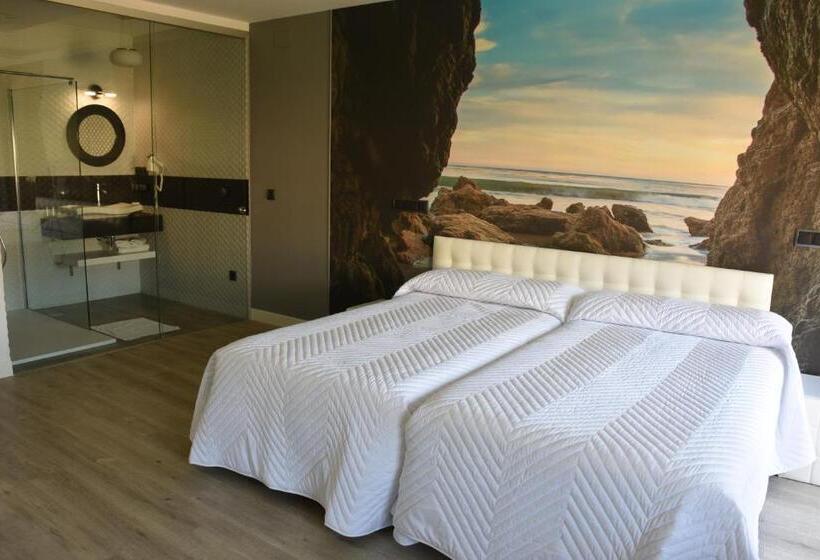 חדר דלוקס עם נוף להרים, Hostal El Cerro  Only Adults