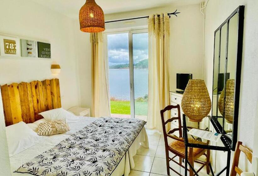 غرفة قياسية مطلّة علي البحيرة, La Caravelle Logis