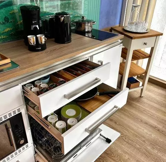 １ベッドルームのデラックスアパートメント, Park Villa Zentral Am Mittelrhein   Zimmer & Apartments