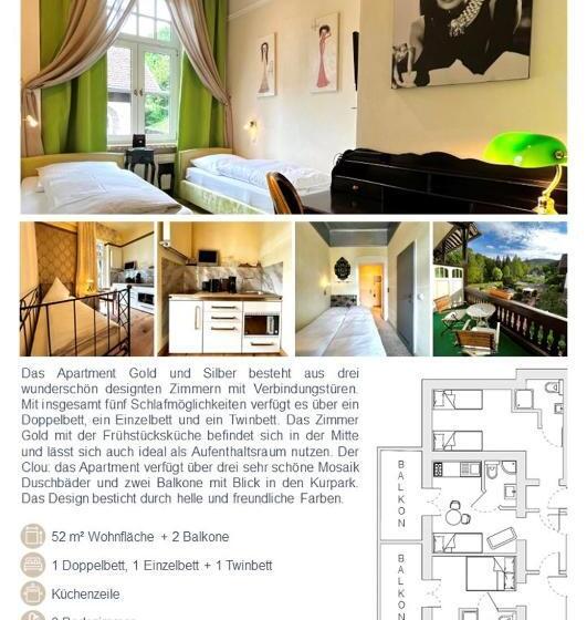 Апартаменты 2 Спальни, Park Villa Zentral Am Mittelrhein   Zimmer & Apartments