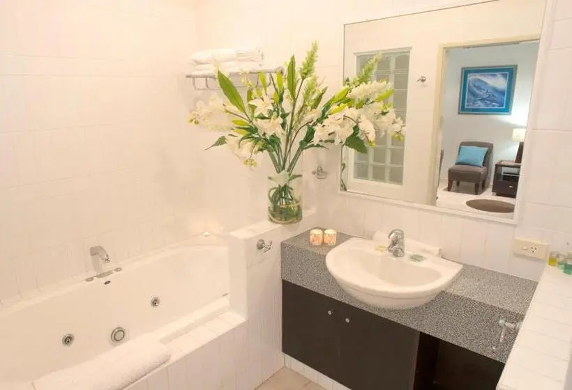 اتاق استاندارد با وان آب گرم, Gecko Lodge Kalbarri
