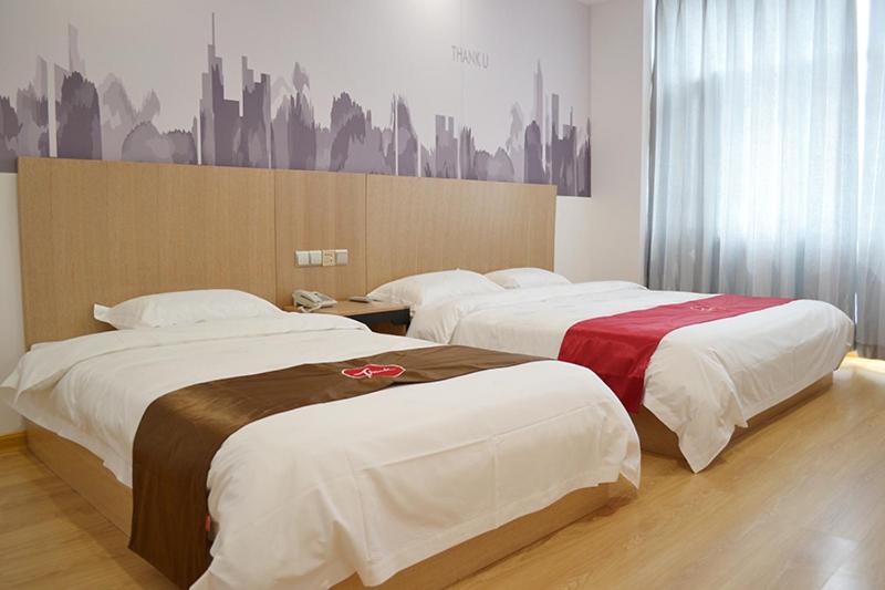 Семейный Номер, Thank Inn Chain Hotel Zhangjiakou Zhangbei County Tianbao New City