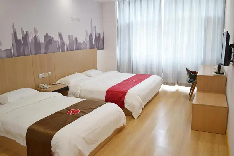 ファミリールーム, Thank Inn Chain Hotel Zhangjiakou Zhangbei County Tianbao New City