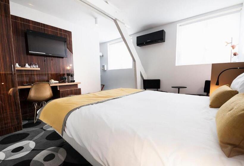 اتاق استاندارد با وان آب گرم, The Originals Boutique, Hôtel Bulles By Forgeron, Lille Sud