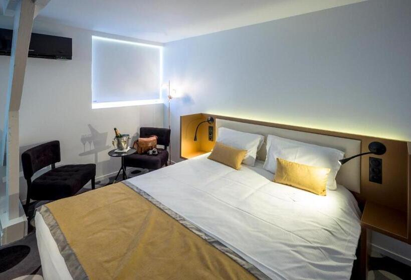 اتاق استاندارد با وان آب گرم, The Originals Boutique, Hôtel Bulles By Forgeron, Lille Sud