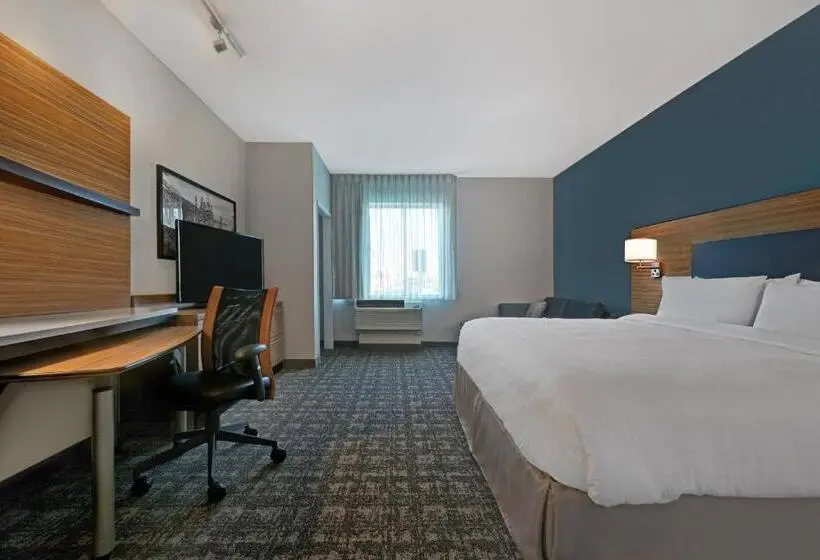 キングサイドベッドのスタンダードワンルーム, Towneplace Suites Sacramento Airport Natomas