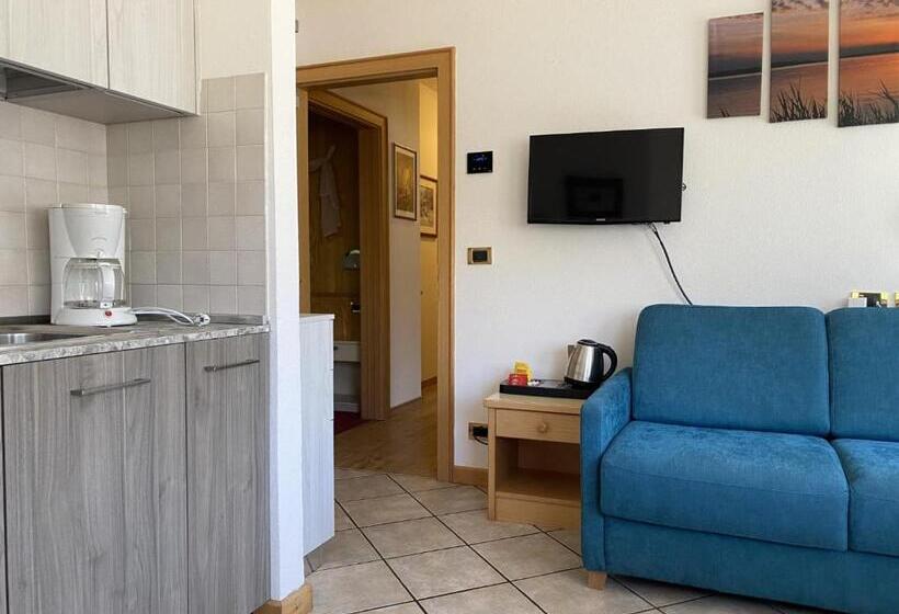 شقة غرفتين نوم مزودة بتراس, Wellness Residence Panorama   Check In At Olympia