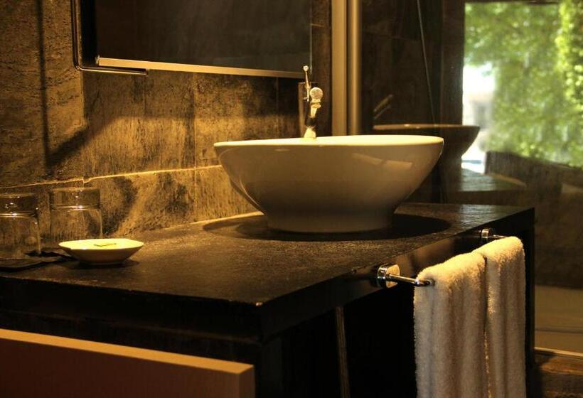 带泳池观景的豪华房, Boutique Mas Passamaner