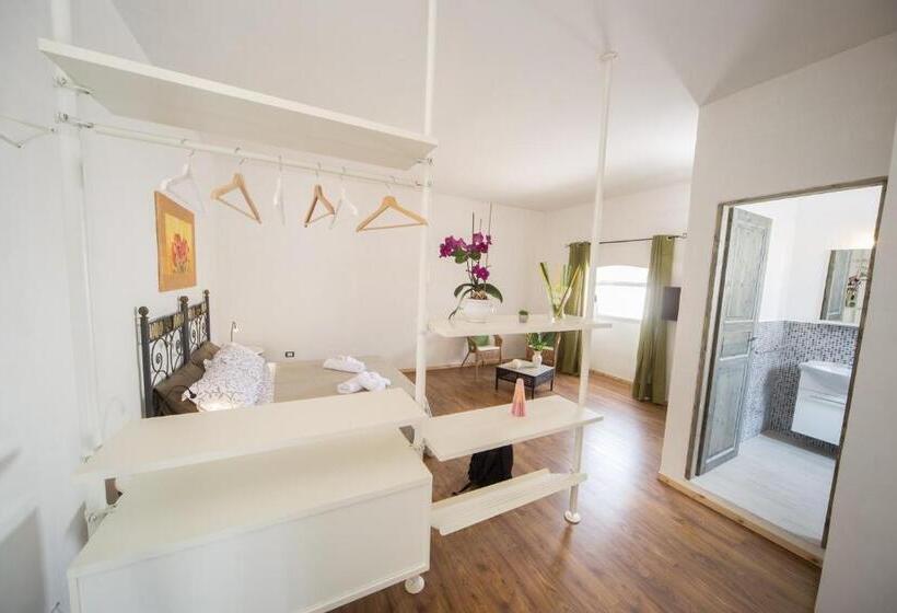 غرفة قياسية مزوَّدة بتراس, B&b Giardino Nascosto Taviano