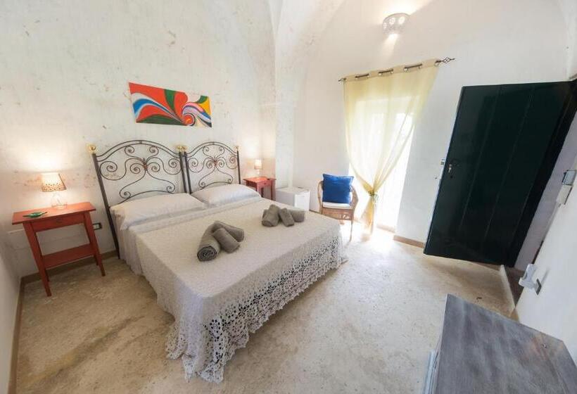 غرفة قياسية مزوَّدة بشُرفة, B&b Giardino Nascosto Taviano