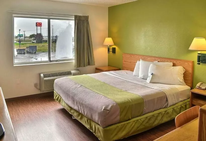 キングサイズベッドのデラックスルーム, Motel 6billings, Mt  North