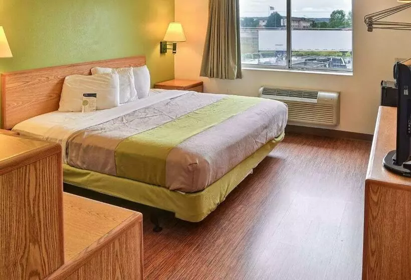 キングサイズベッドのデラックスルーム, Motel 6billings, Mt  North