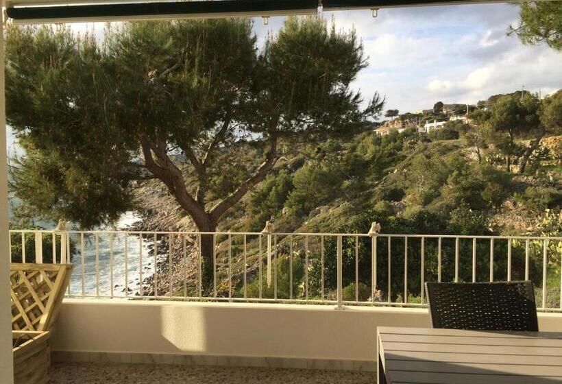 Standardrum Havsutsikt med Balkong, B&b Viadelmare