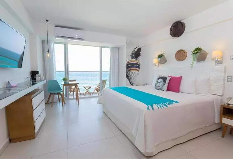اتاق لوکس با چشمانداز دریا, Mia Reef Isla Mujeres Cancun All Inclusive Resort